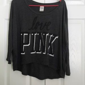 Love pink grey shirt